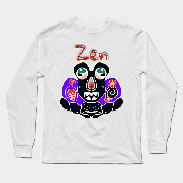 Zen Long Sleeve T-Shirt by igmonius